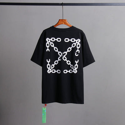 Playera Off-White Chain Arrow Black
