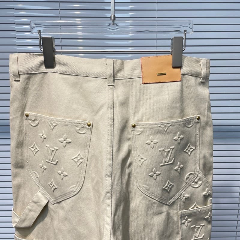 Pantalón Louis Vuitton Monogram Workwear Carpenter Cream