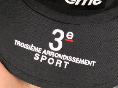 Gorra Supreme Mesh Side Panel Camp Negro