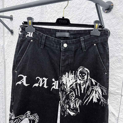Pantalón Amiri Jeans Preta