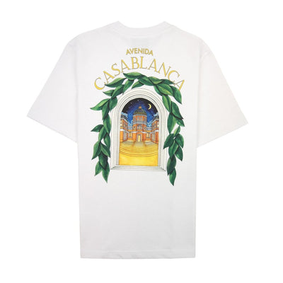 Playera Casablanca Avenida White