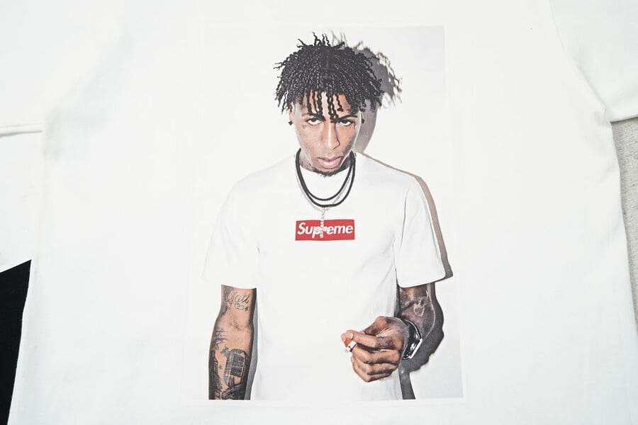 Playera Supreme NBA Youngboy White