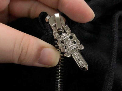 Moletom Chrome Hearts Hollywood Plus Cross Negro