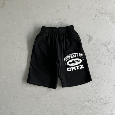 Conjunto Corteiz Shorts Negro