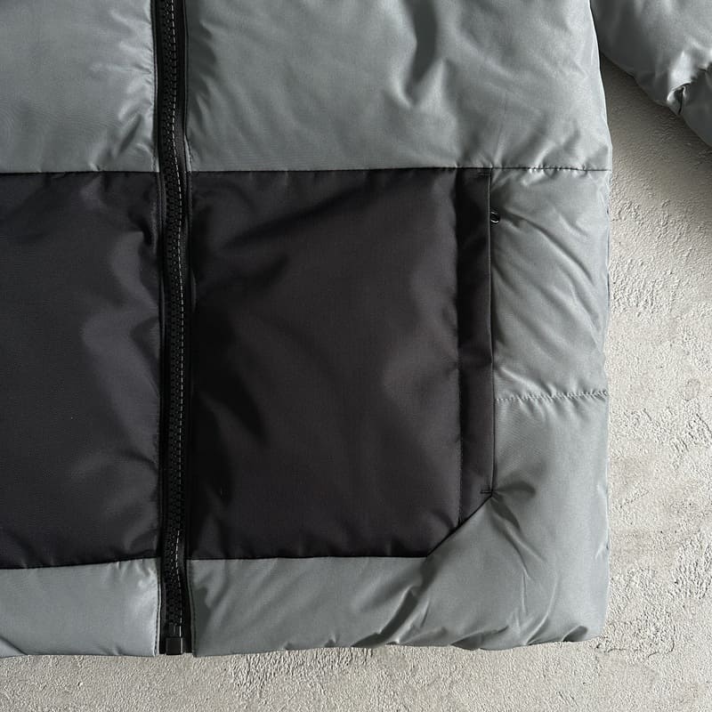 Chamarra Trapstar Decoded Puffer Black/Grey