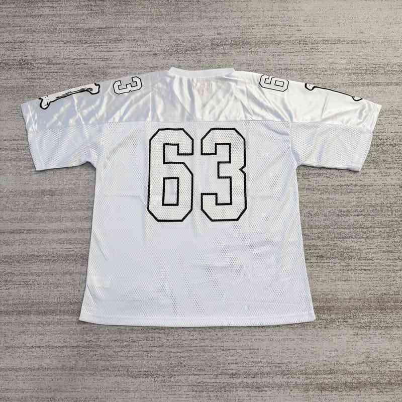 Playera Supreme Jersey Bones Football White
