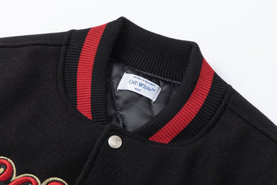 Chamarra Off-White x AC Milan Black Red