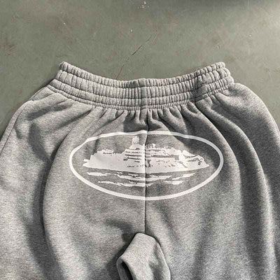 Conjunto Moletom Corteiz  RTW Gris