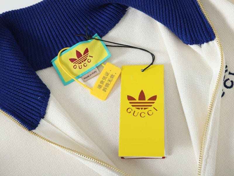 Chamarra Adidas x Gucci Viscose Zip-Up White