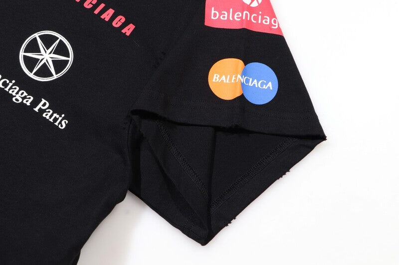 Playera Balenciaga Top League T-shirt Oversized Black