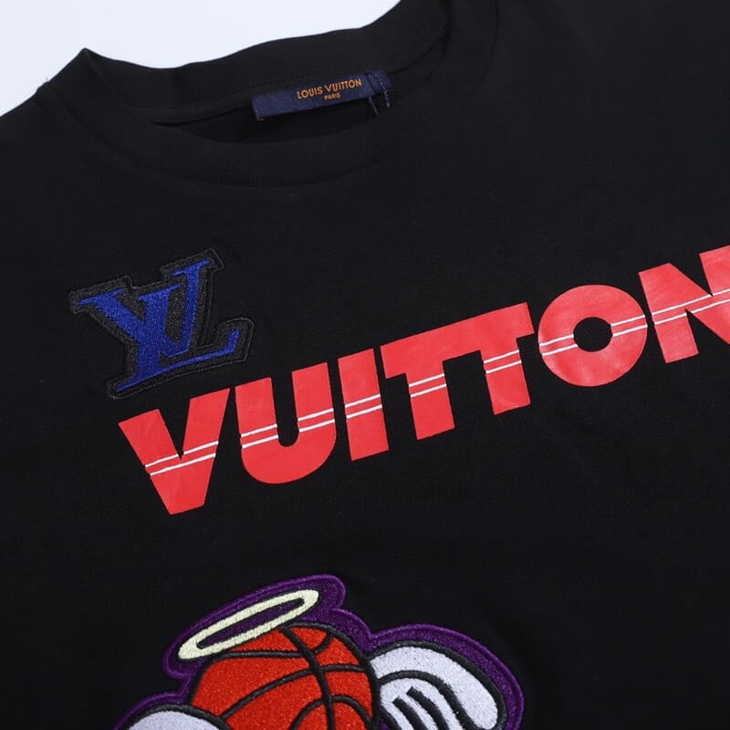Playera Louis Vuitton x NBA Crossover Round Neck Printing
