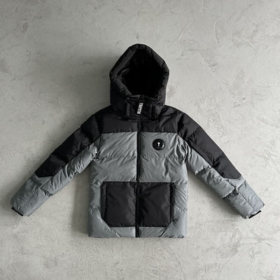 Chamarra Trapstar Decoded Puffer Black/Grey