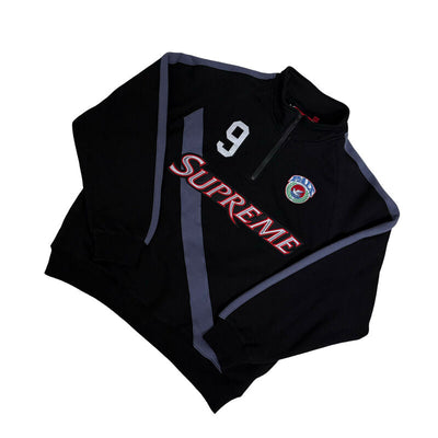 Conjunto Supreme Equipe Half Zip Negro