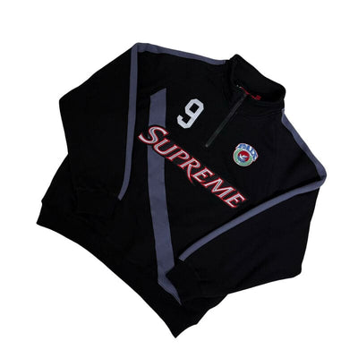 Chamarra Supreme Equipe Half Zip Preta
