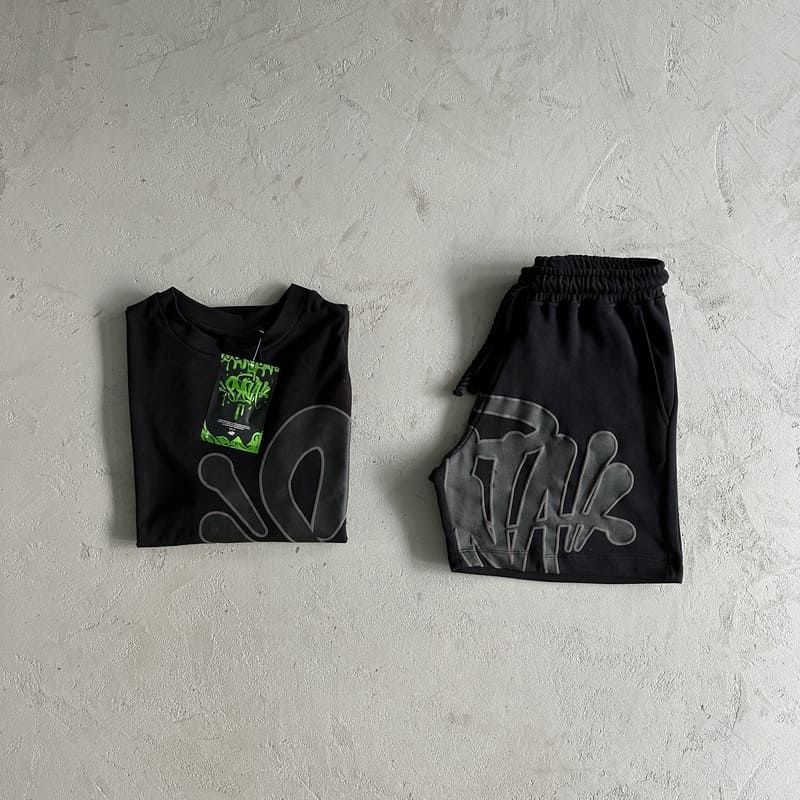 Conjunto Shorts Synaworld Negro/Gris