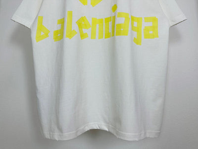 Playera Balenciaga Tape Type Blanco