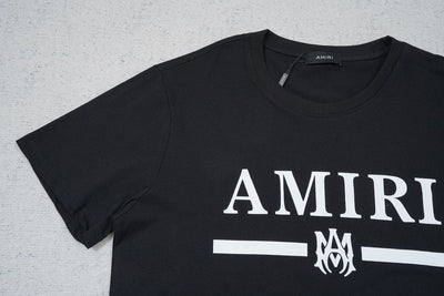 Playera Amiri Bar Logo Black