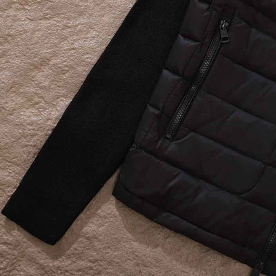 Chamarra Moncler Matelassê knitting Preta