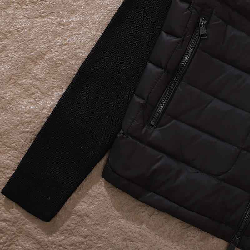 Chamarra Moncler Matelassê knitting Preta