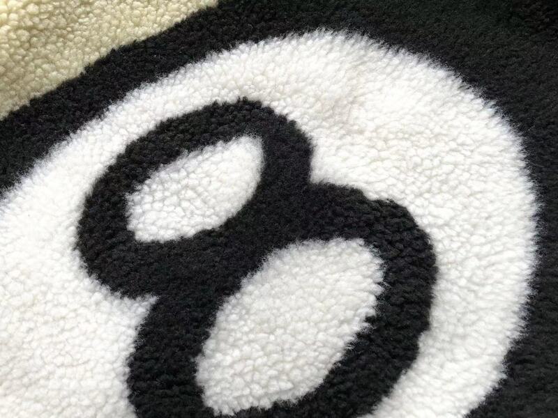 Chamarra Stussy 8 Ball Sherpa Dupla Face