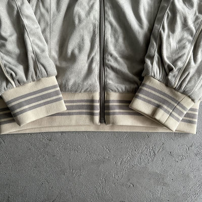 Conjunto Corteiz Veludo Gris