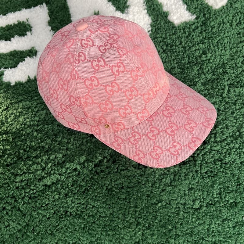 Gorra Gucci Canvas GG Rosa