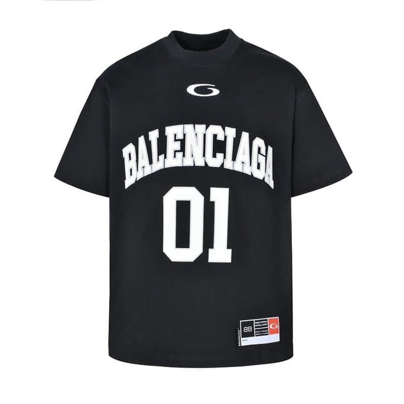 Playera Balenciaga Basketball Series Negro