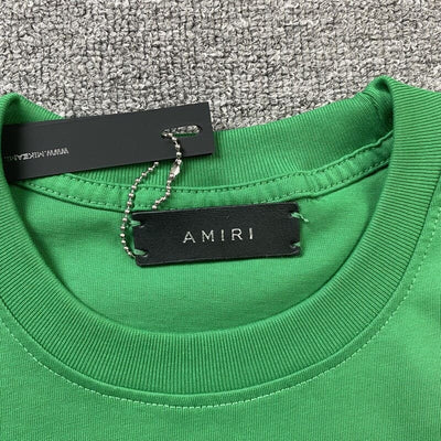 Playera Amiri Staggered Logo Verde