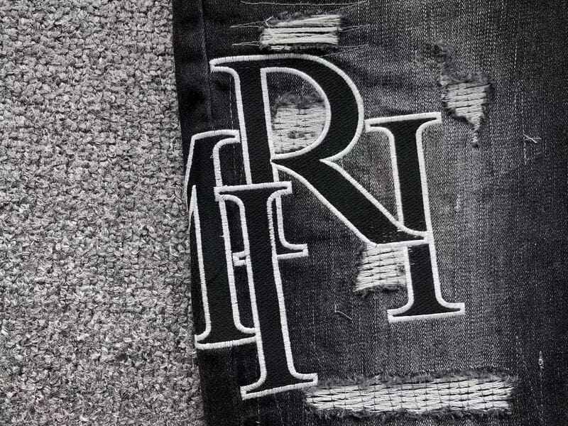 Pantalón Amiri Black Patch Jeans