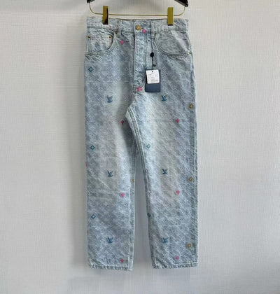 Pantalón Louis Vuitton by Tyler, the Creator Monogram Denim