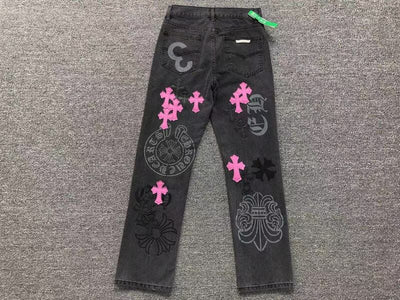 Pantalón Jeans Chrome Hearts Box Purple