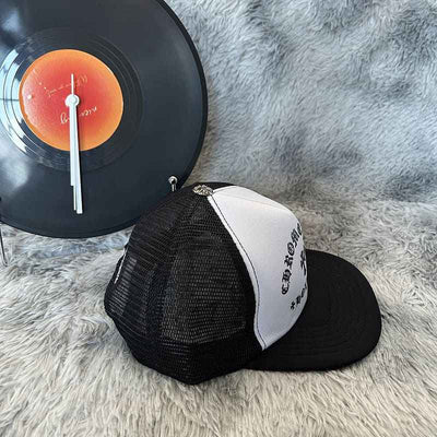 Gorra Chrome Hearts Hollywood Cross Negro/Blanco