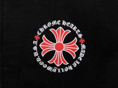 Moletom Chrome Hearts Hollywood Plus Cross Negro