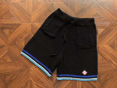 Conjunto Casablanca Crochê Gothic Negro y Azul