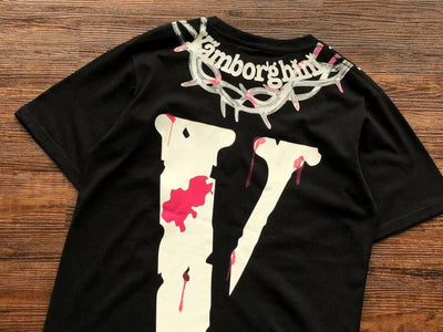 Playera Vlone Yams Day Jesus Piece Black