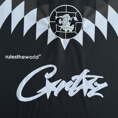 Playera Corteiz Fútbol Negro