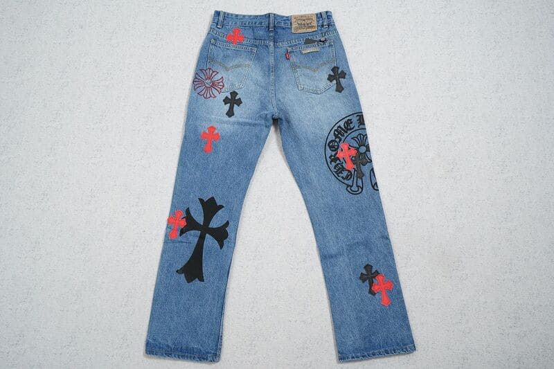 Pantalón Jeans Chrome Hearts