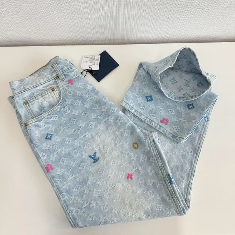 Pantalón Louis Vuitton by Tyler, the Creator Monogram Denim