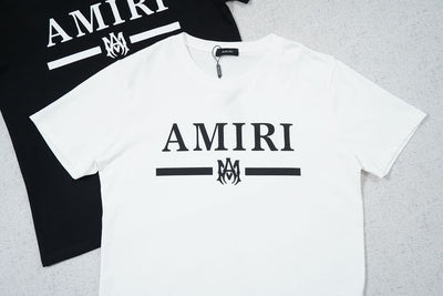 Playera Amiri Bar Logo White