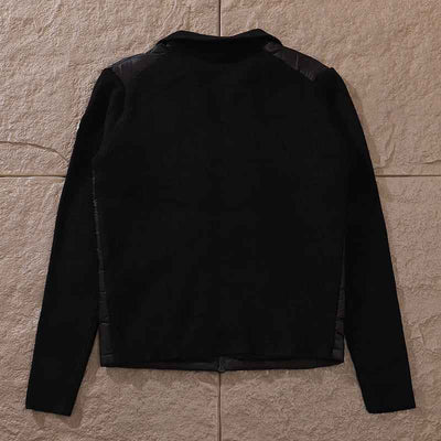 Chamarra Moncler Matelassê knitting Preta