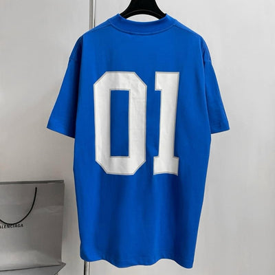 Playera Balenciaga Basketball Series Azul