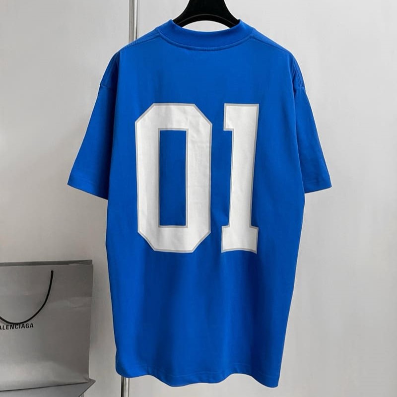 Playera Balenciaga Basketball Series Azul