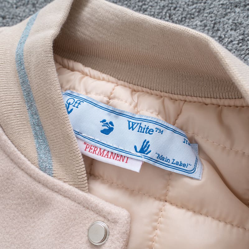 Chamarra Varsity Off-White x AC Milan