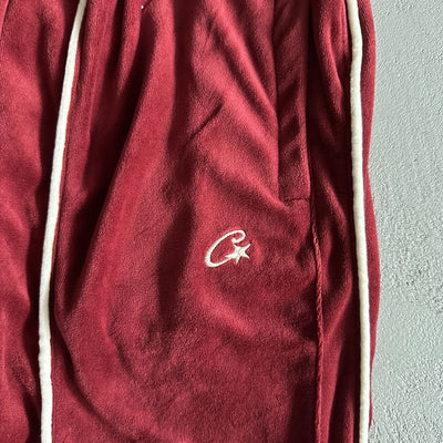 Pantalón Veludo Corteiz Vermelha