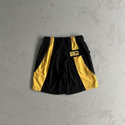 Shorts Corteiz Negro Amarillo