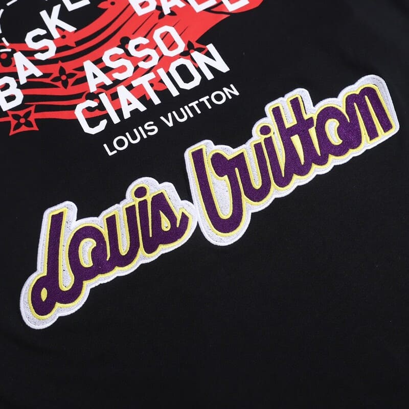 Playera Louis Vuitton x NBA Crossover Round Neck Printing