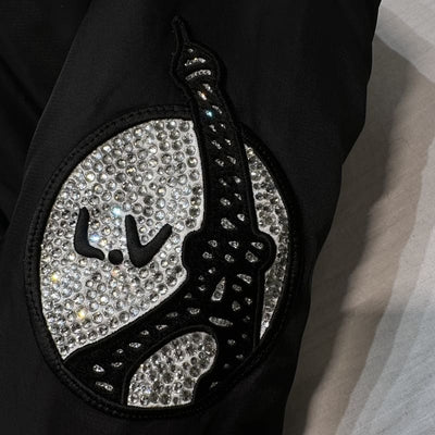 Chamarra Louis Vuitton 'LV Lovers' Nylon Crystal Baseball