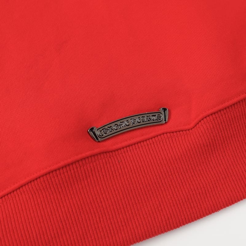 Moletom Chrome Hearts 3 Cross Rojo
