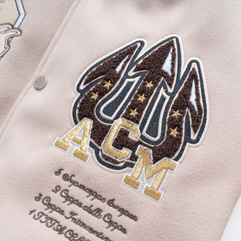Chamarra Varsity Off-White x AC Milan