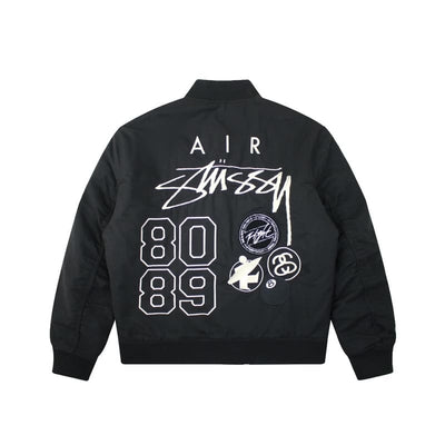 Chamarra Bomber Nike x Stussy Dupla Face Preta